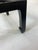 Vintage Chinese Leather Painted Trunk Coffee Table With Wood Stand, Glass Top For Sale - Image 11 of 12