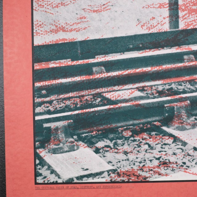R.B. Kitaj R B Kitaj, the Cultural Value of Fear, Distrust and Hypochondria, Edition of 70, Screenprint, 1964-1966 For Sale - Image 4 of 5