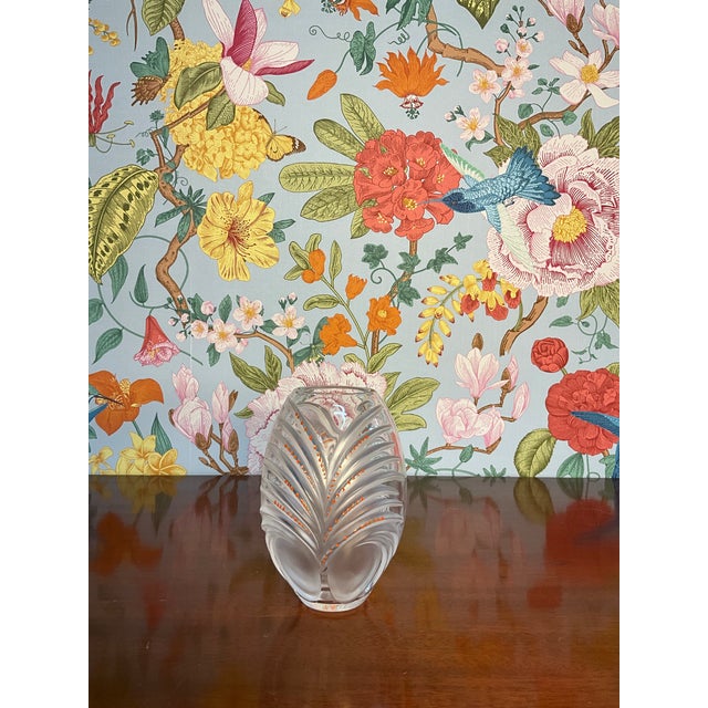 Lalique Mid 20th Century Lalique Bud Vase For Sale - Image 4 of 7