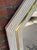 Wood 1980’s White Lacquered Faux Bamboo & Brass Hexagonal Wall Mirror -Newly Painted For Sale - Image 7 of 11