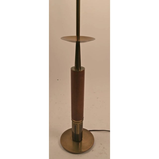 Westwood Lamps Mid-Century Brass and Walnut Lamp For Sale - Image 4 of 8