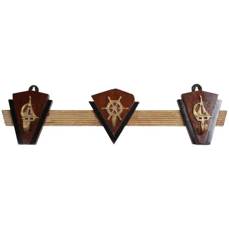 Nautical Coat Hooks From a 1970s Cruise Ship Chairish