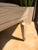Currey & Company Attributed Currey & Co. Muslin Ottoman For Sale - Image 4 of 5
