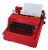 Valentine Typewriter with Hardcover by Ettore Sottsass / Perry A. King for Olivetti For Sale