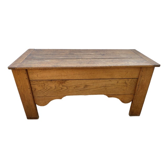 Antique Oak Bread Bin, 1800s For Sale