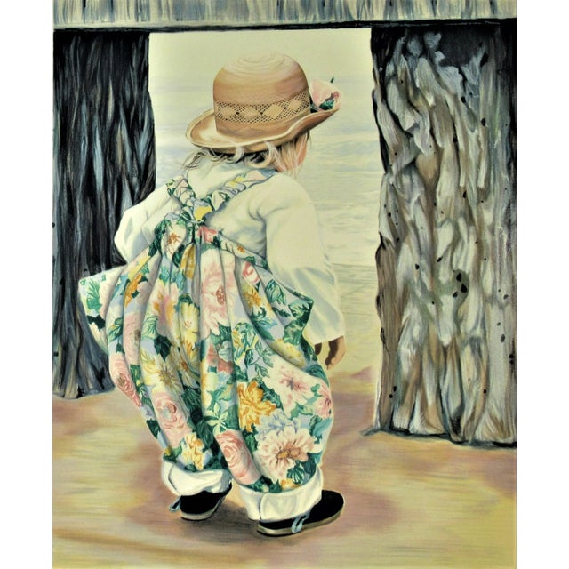 This artwork titled "Alexandria" 1991 is an original color serigraph by noted American artist Susan Rios, b.1950. It is...