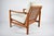 Beige Scandinavian Teak Armchair, 1960s For Sale - Image 8 of 18