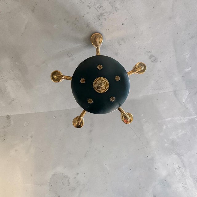 Vintage Chandelier by Paavo Tynell for Oy Taito Ab, 1930s For Sale - Image 15 of 18