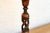 Indian Antique Srinagar Floral Barley Twist Lamp For Sale - Image 3 of 8