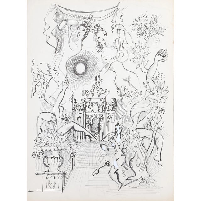 Contemporary Garden Celebration With Nude Band 1, Charles Cobelle For Sale - Image 3 of 3
