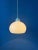 Small White Space Age Mushroom Hanging Lamp For Sale - Image 4 of 11