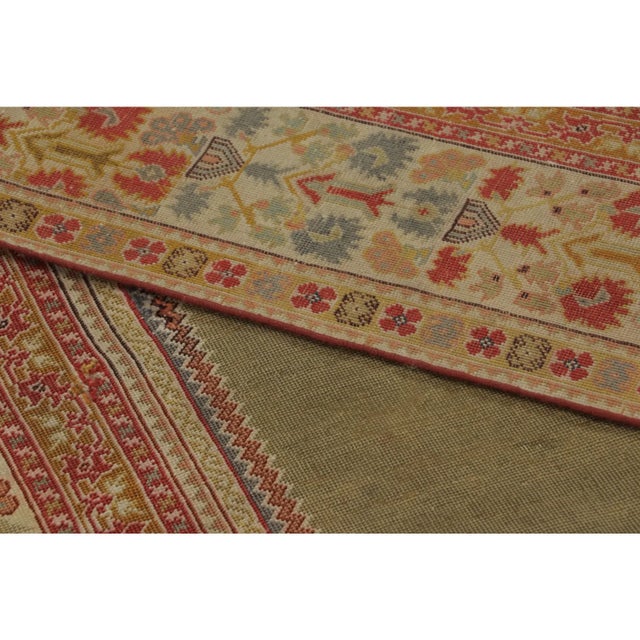 Textile Vintage Turkish Anatolian Prayer Rug With Ornate Border Design - Rug & Kilim For Sale - Image 7 of 9