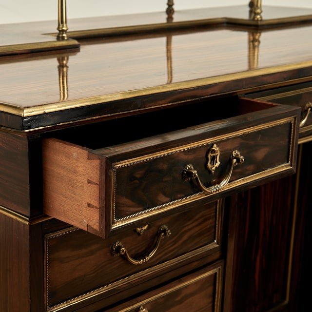 Antique Early 19th Century Dutch Colonial Calamander Desk For Sale - Image 15 of 18