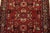 1980s Karajeh Runner 3’7” X 10’3” Red Wool Vintage Tribal Hand-Knotted Oriental Rug For Sale - Image 5 of 14