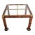 Authentic 1977 Mastercraft Acid-Etched Brass and Glass Side Table (Patent Pending Era) For Sale