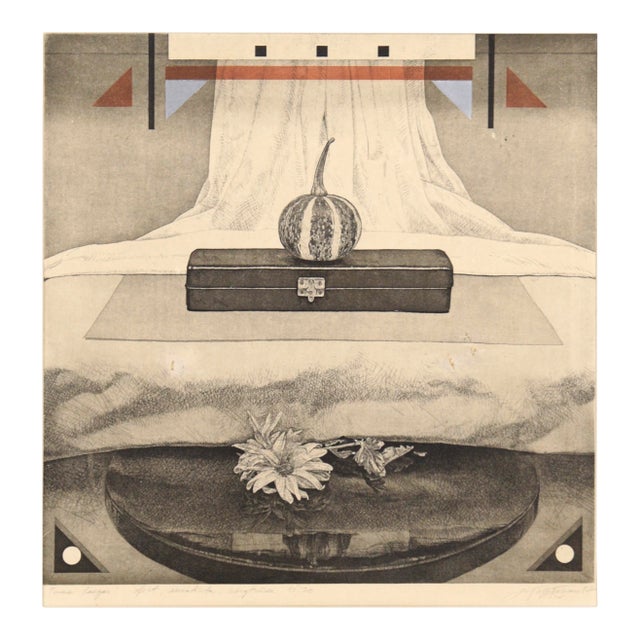 "Dark Box" Drypoint Etching With Aquatint (No. 10/20) by Benjamin Vasserman For Sale