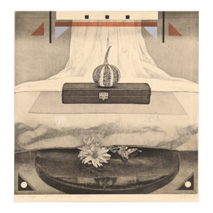 "Dark Box" Drypoint Etching With Aquatint (No. 10/20) by Benjamin Vasserman
