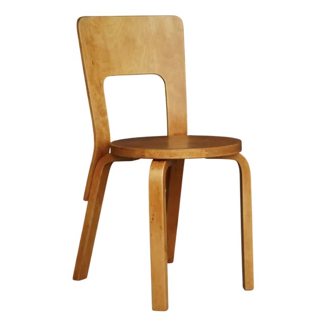 Model 66 Side Chair by Alvar Aalto for Artek, 1940s For Sale
