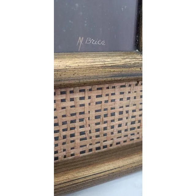 Vintage Lion Wall Art Hanging Print by Thomas Retro Safari Home Decor In good condition with minor wear Measures 22.5"H x...