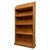 A handsome and well-crafted vintage 20th-century open bookcase, constructed in beautifully grained pine and distinguished...