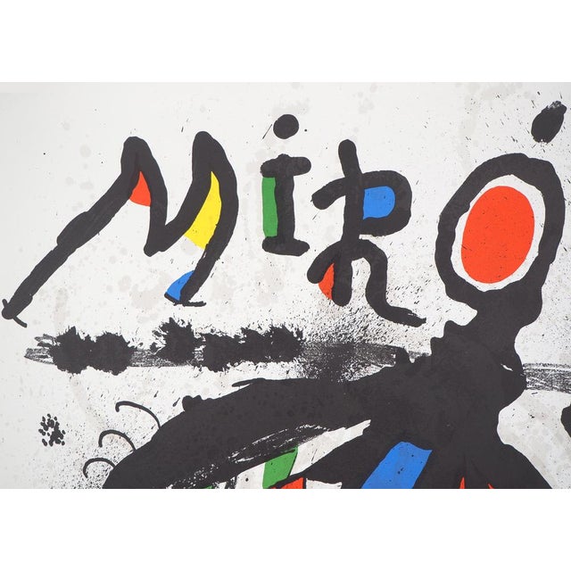 Joan Miró (1893-1983) 1978 Exhibition, Galerie Maeght Original color lithograph poster Signed in the plate On poster...