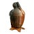 Vintage Shanghai Weave Rattan Pelican Basket For Sale