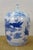 Chinese Chinoiserie Blue & White Porcelain Dragon Ginger Jar Mantel Vase Urn 11" For Sale - Image 4 of 14
