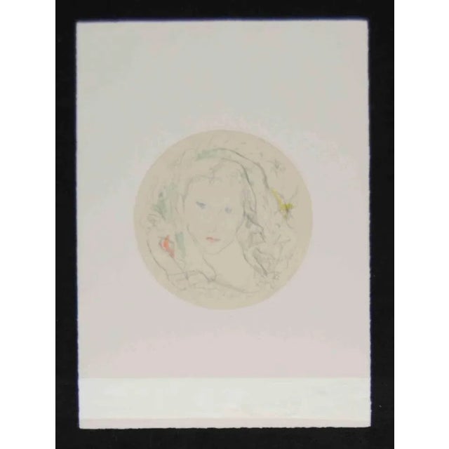 Etching made on zinc plate on Magnani-Pescia paper 310 gr/m2, paper size 50cm x 70cm, round engraving diameter 31cm hand...