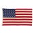 Vintage Cotton American Flag With Sewn Stars For Sale