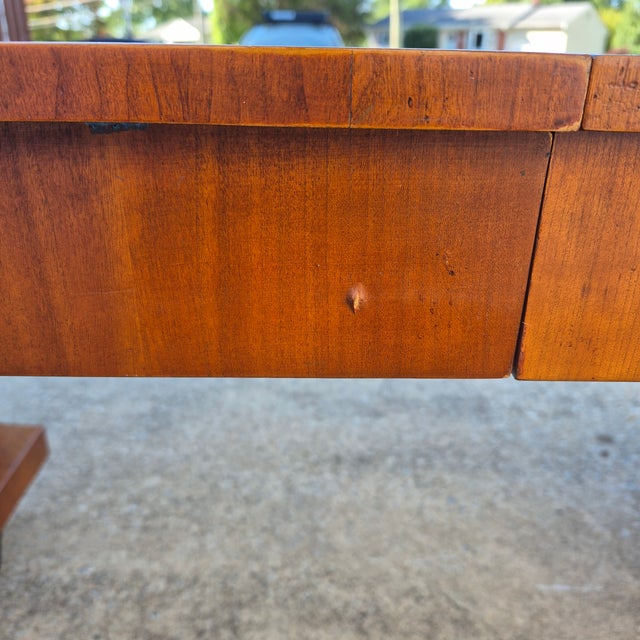 1992 Baker Furniture Palladian Oval Extension Dining Table French Empire Biedermeier Neoclassical For Sale - Image 16 of 18