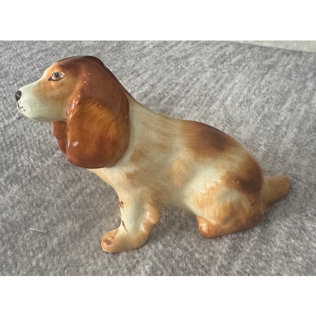 Mid-Century Modern FIne Porcelin Basset Hound For Sale - Image 3 of 6