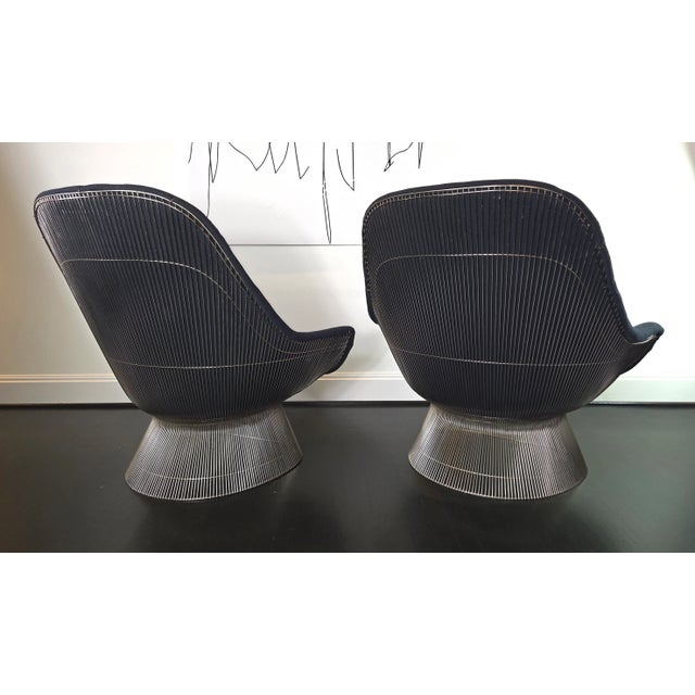 The sculptural Warren Platner Easy Lounge Chair was first introduced in 1966 for Knoll, Inc. It's cocoon seat is coupled...