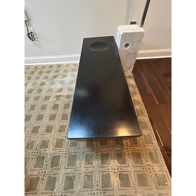 Wood Hand Crafted Custom Wood & Stone Low Cocktail Table or Meditation Altar For Sale - Image 7 of 14