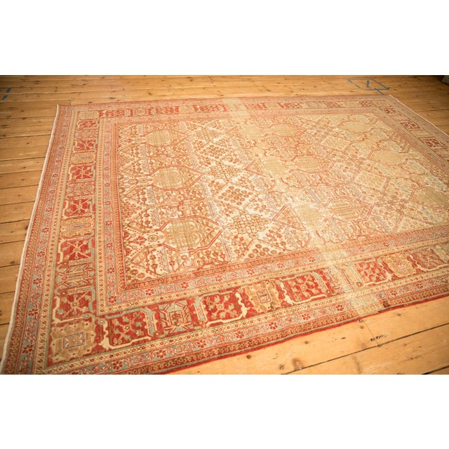 Old New House Vintage Distressed Joshegan Carpet - 7'1" x 9'11" For Sale - Image 4 of 15