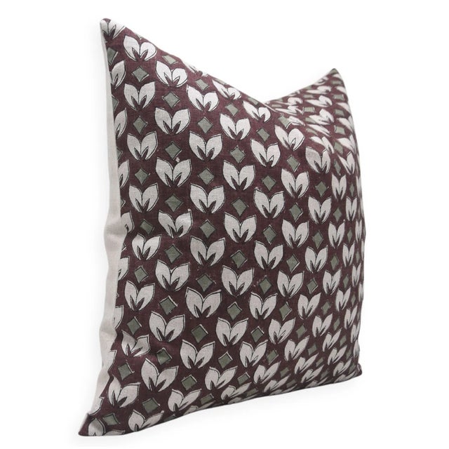 Introducing the "Titli" block print handmade cushion cover – a vibrant tribute to the whimsical beauty of butterflies....