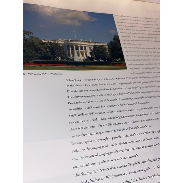 Coffee Table Book. "National Parks of America, by Dr Valerie Gibbs Copyright 2007 ,Taj Books International LLP For Sale - Image 9 of 12