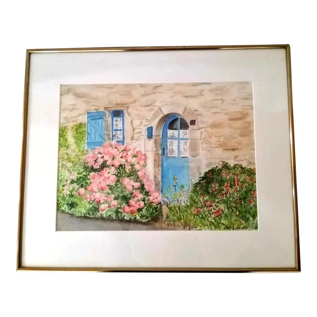 Artwork, Signed Watercolor, Painting For Sale