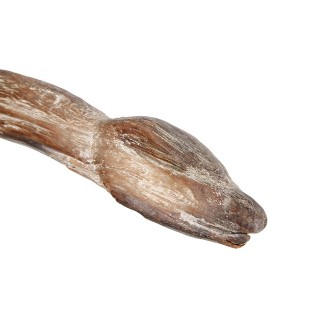 19th Century Natural Form Oak Childs Stool, 1880s For Sale - Image 4 of 9