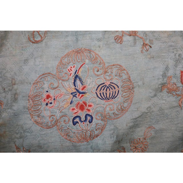 Chinese Chinese Silk Embroidery Panel rug no. j5120 For Sale - Image 3 of 4