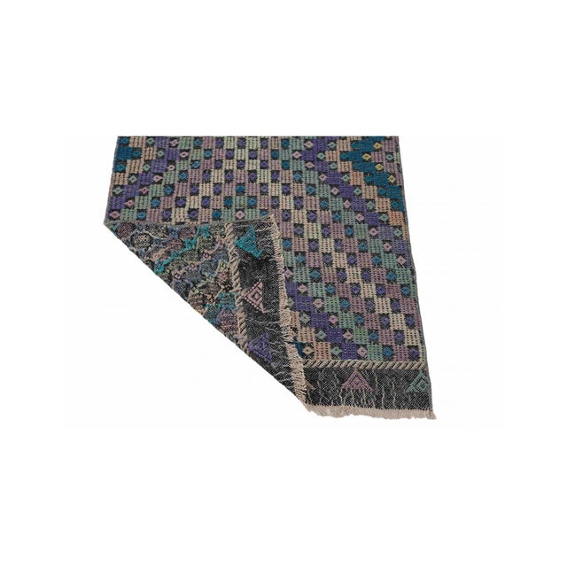 Embroidered Vintage Kilim Runner - 2`6″ X 14`1″ Ft. For Sale In Los Angeles - Image 6 of 6