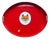 Red Base Fox Tole Tray For Sale
