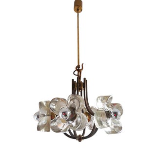 6-Bulb Chandelier from Simon & Schelle, 1960s For Sale