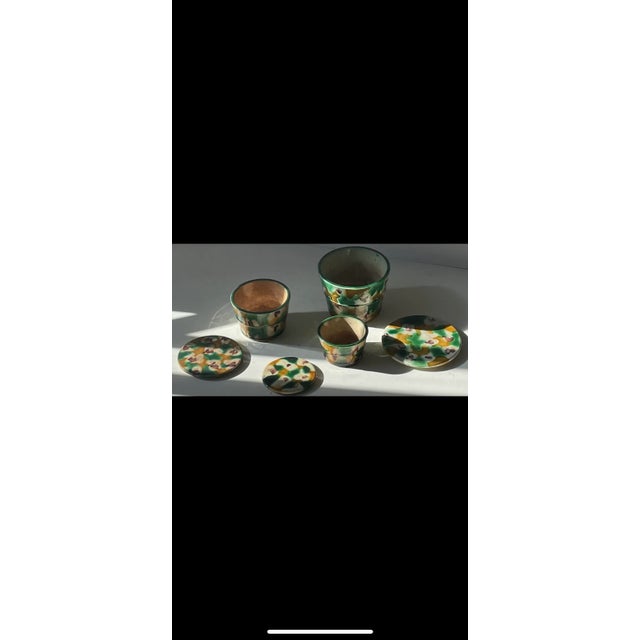 Mid 19th Century Antique Awaji Nesting Pots - Set of 3 For Sale - Image 9 of 12