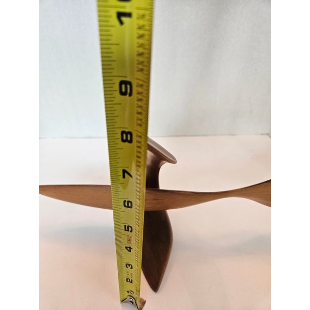 Mid-Century Modern Late 20th Century Emil Milan Wood Sculpture of Fish With Sea Grass For Sale - Image 3 of 8