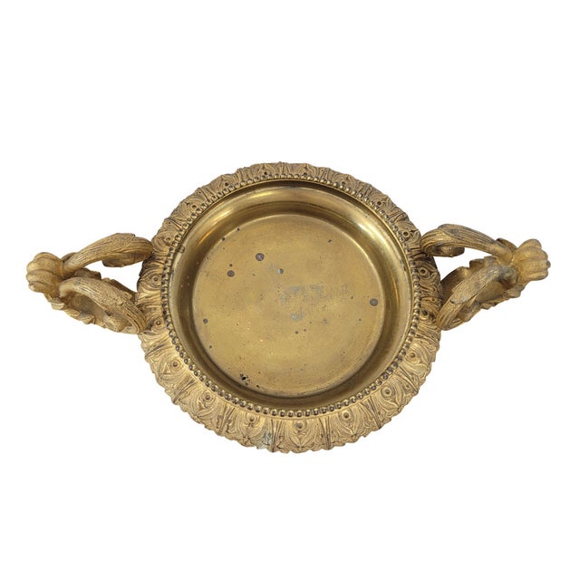 Mid 19th Century Antique French Empire Ormolu Centerpiece Tazzas, Circa 1860–1880 For Sale - Image 5 of 11