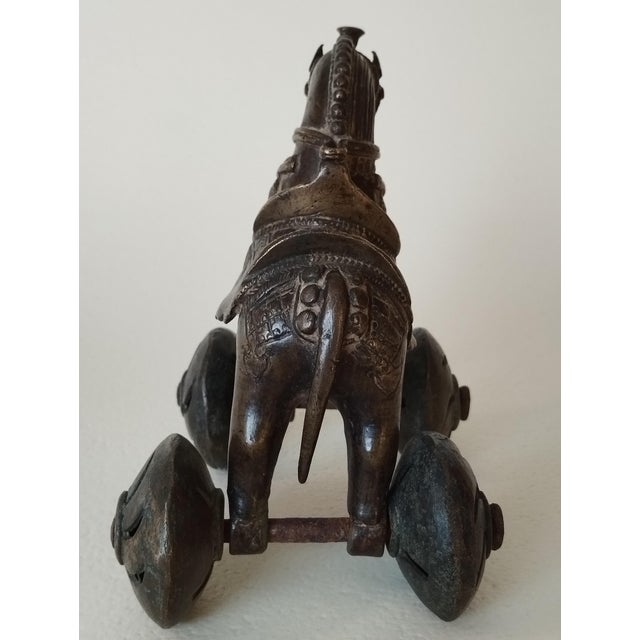 Antique Bronze Horse with Wheels For Sale - Image 3 of 14