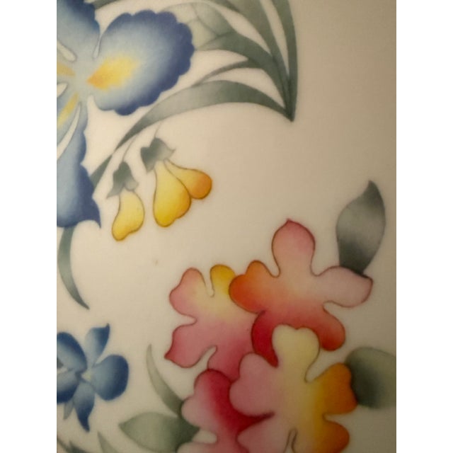 Villeroy & Boch Riviera Melamine Serving Tray - Made in Italy - Iris Floral - Mid 20th Century For Sale - Image 10 of 12