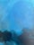 Large Atmospheric Blue Lyrical Abstraction Painting by Stacey Warnix With Deep Indigo Accents For Sale In Austin - Image 6 of 11
