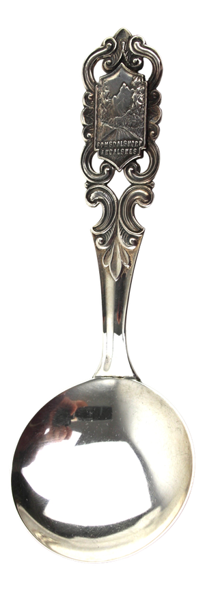 Souvenir Spoon in 830 Silver, Norway, 1960s