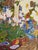 Blue Late 20th Century John Powell “Cottage Garden” Signed Limited Edition Serigraph, Professionally Custom Framed For Sale - Image 8 of 12